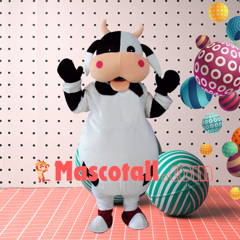 Adult Lovely Cow Mascot Costume