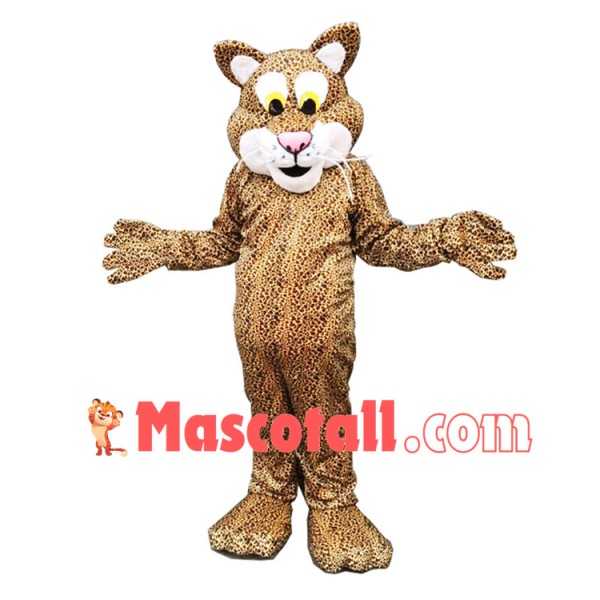 Vigorous Adult Leopard Mascot Costume