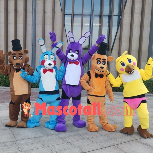 Five Nights at Freddys Horror Game Character Mascot Costume