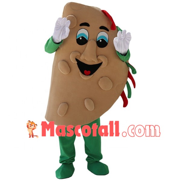 Fluffy Pancake Full of Vegetable Fillings Mascot Costume