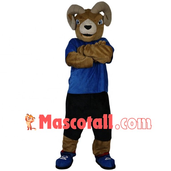 The Imposing Antelope Player Adult Mascot Costume
