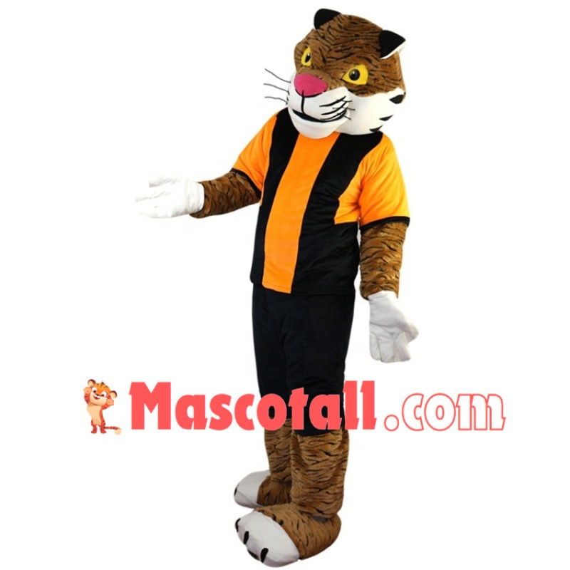 Discouraged Football Team Tiger Mascot Costume