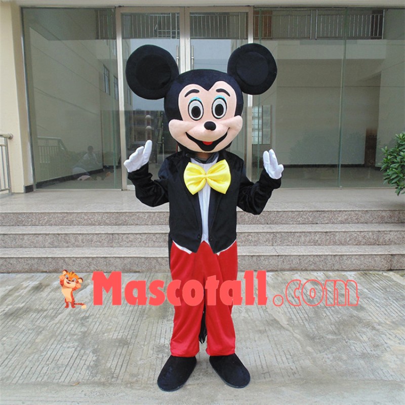 Adult Cartoon Mickey Mouse Mascot Costume