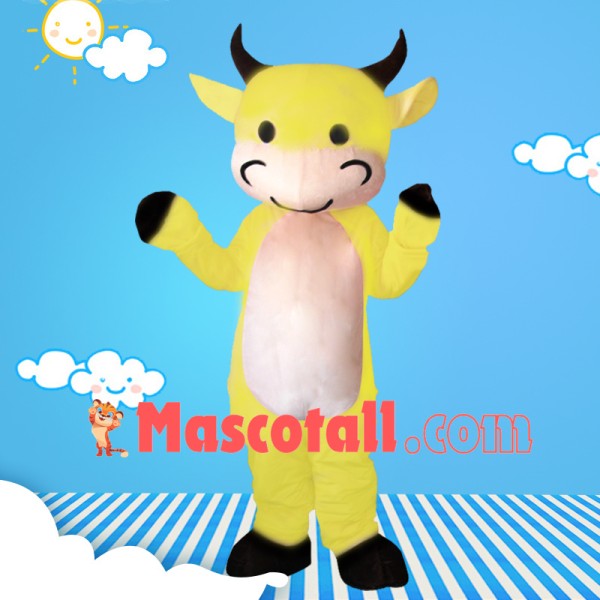 Colorful Calf Full of Childishness Mascot Costume
