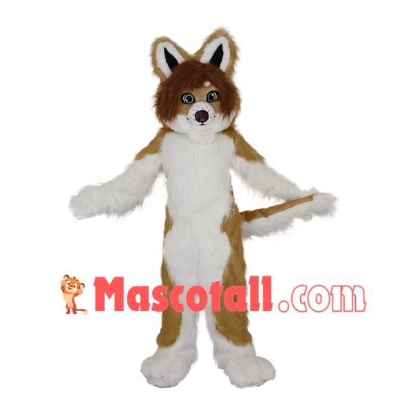 Stupid Messy Long-haired Husky Mascot Costume
