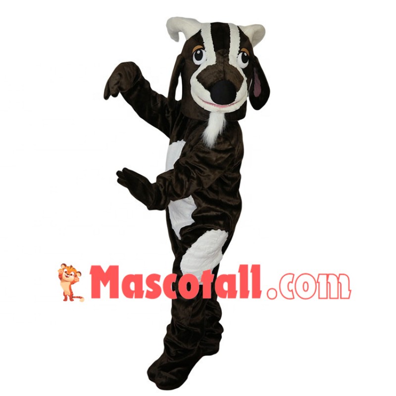 Captive Brown Goat of Farm Mascot Costume