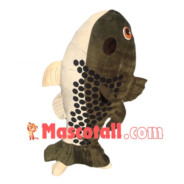 Vividly Erected Crucian Carp Mascot Costume