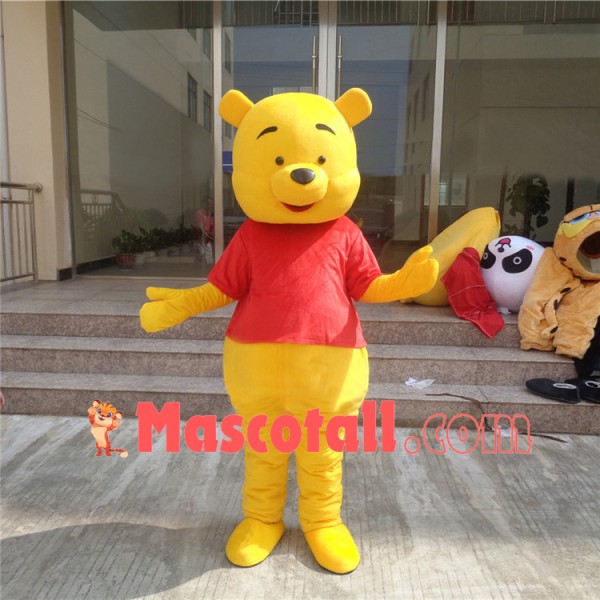 Winnie the Pooh Mascot Cartoon Costume