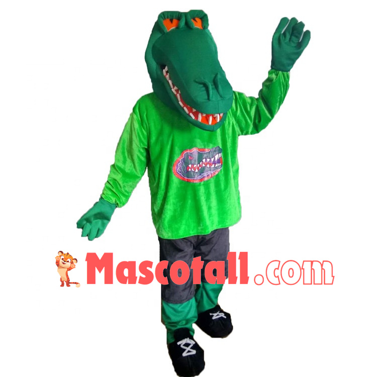 Ferocious Crocodile of Wild Base Mascot Costume