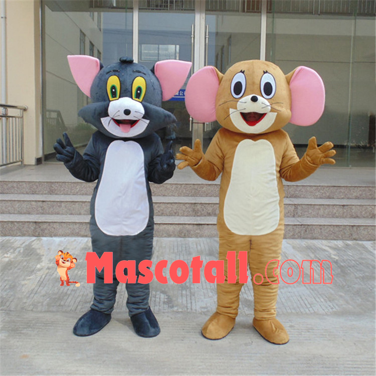 Tom and Jerry Adult Cartoon Mascot Costume