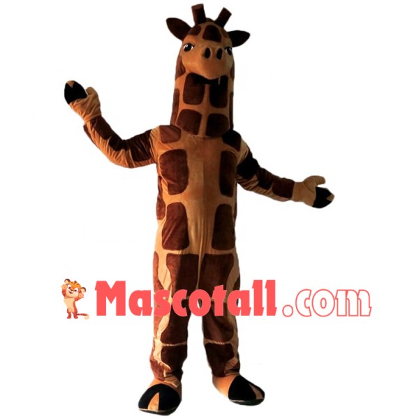 Haughty Giraffe In The African Savannah Mascot Costume