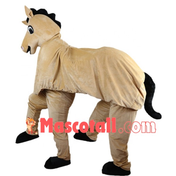 Professional Vigorous Double Horse Mascot Costume