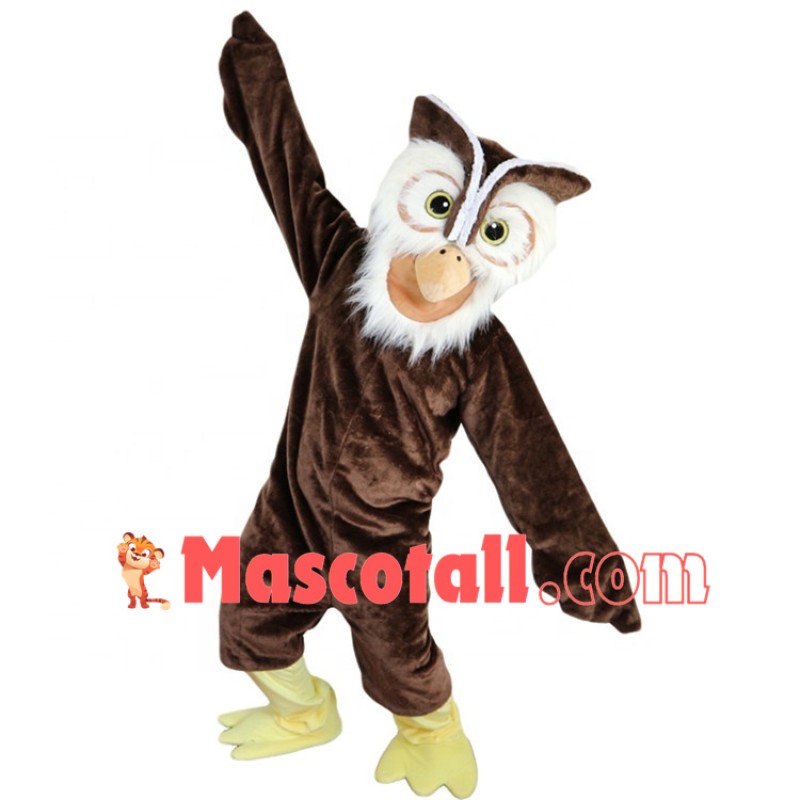 Flexible The Night Vision Owl Mascot Costume