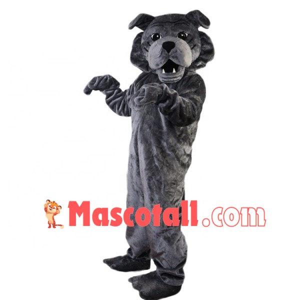 Vigilant Grey Watchdog Mascot Costume