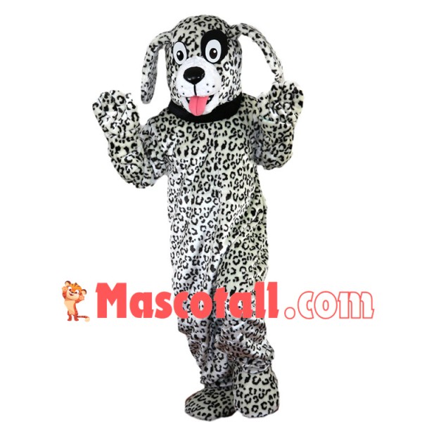 Happy Mischievous Dalmatian Mascot Costume