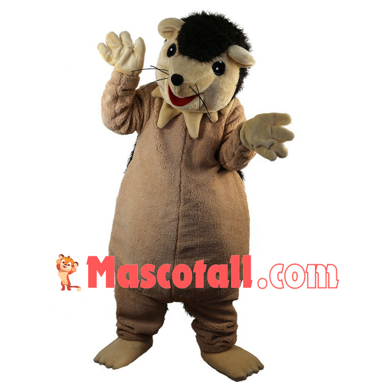 Plush Hedgehog Showing The Body Mascot Costume
