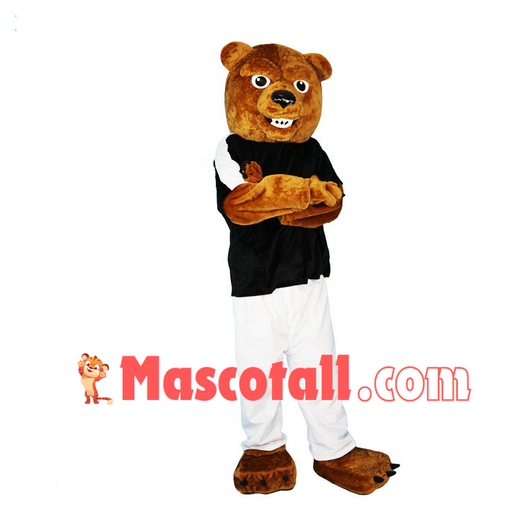 Captain Bear Full of Momentum Mascot Costume