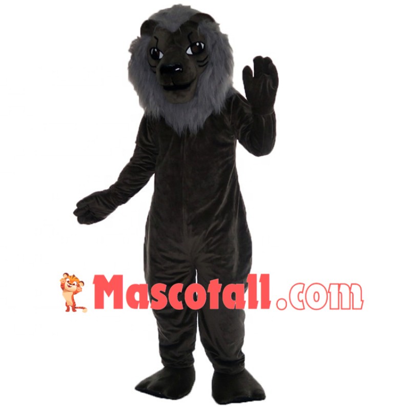 The Tame Black Lion of Wild Base Mascot Costume