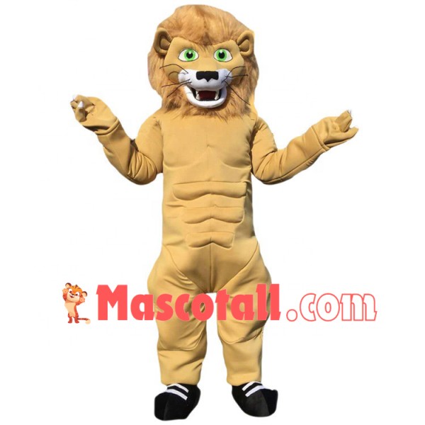 Carefree Brown Jungle Lion Mascot Costume