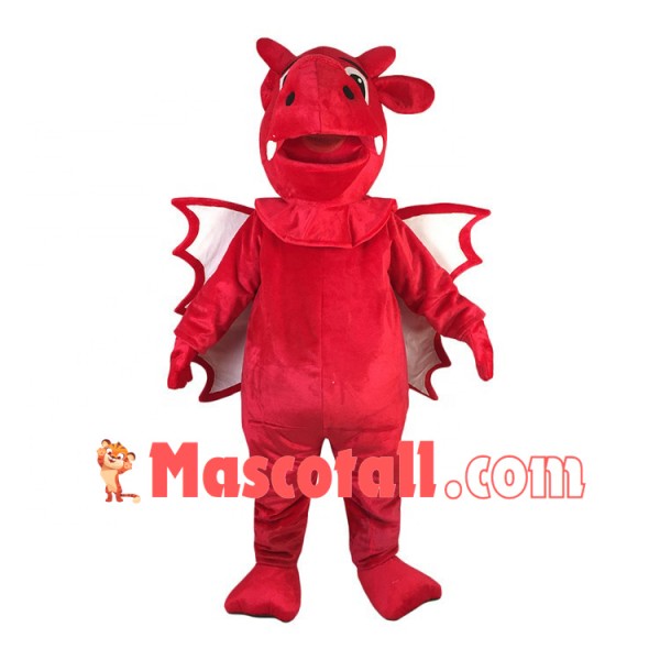 The Wailing Red Dragon Baby Mascot Costume