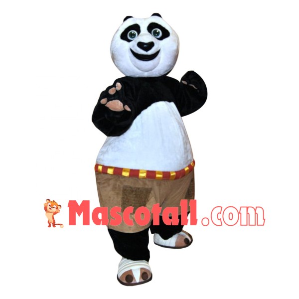 The Dull Kung Fu Panda Cartoon Mascot Costume