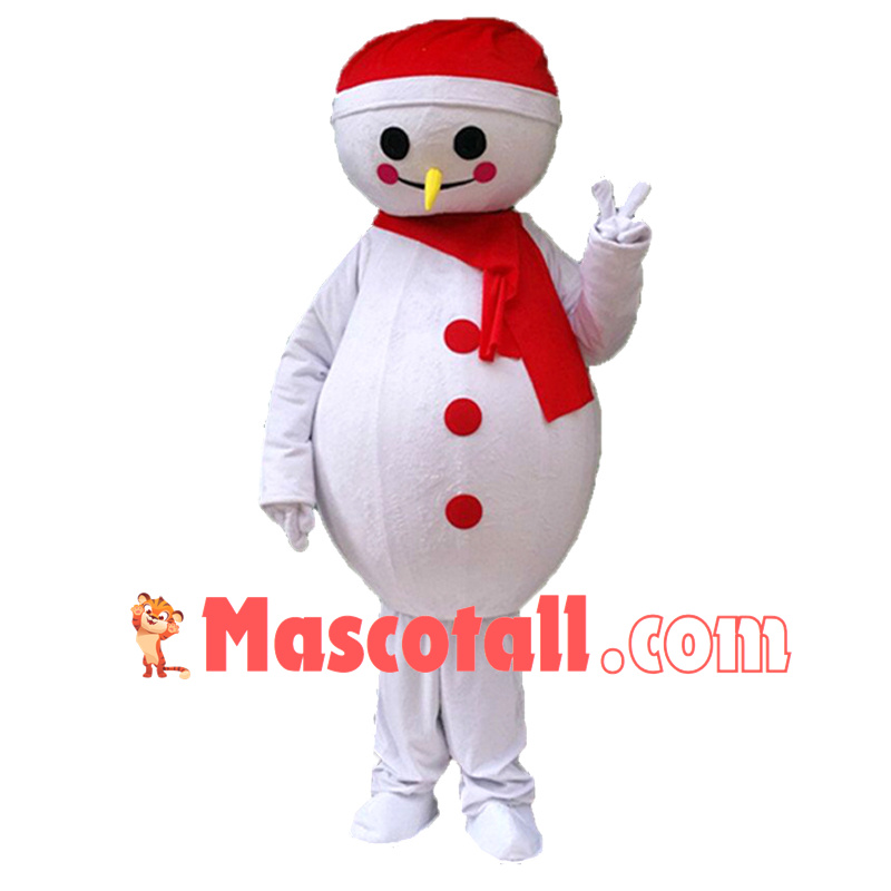 Christmas Snowman of The Dinner Party Mascot Costume