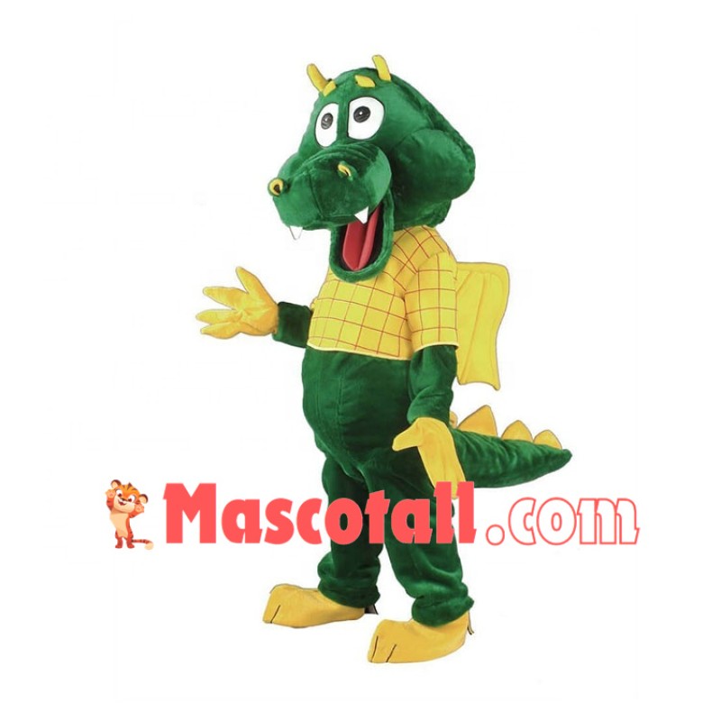 Innovative Crocodile With Wings Mascot Costume
