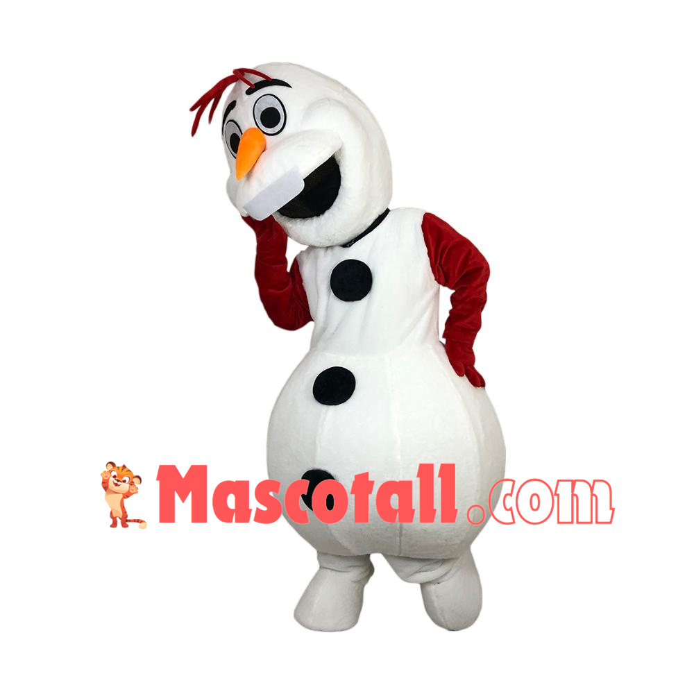 Passionate Christmas Snowman Olaf Mascot Costume