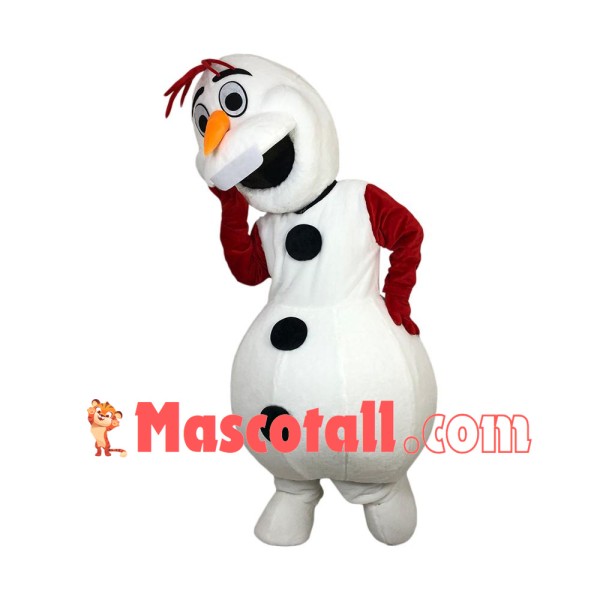 Passionate Christmas Snowman Olaf Mascot Costume