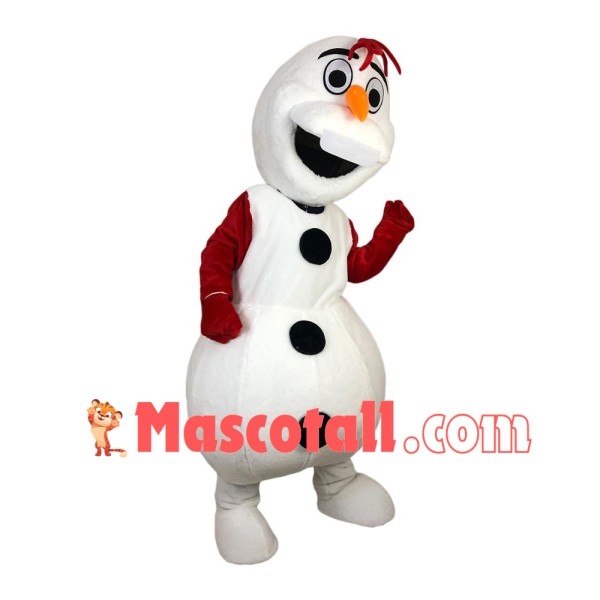 Passionate Christmas Snowman Olaf Mascot Costume