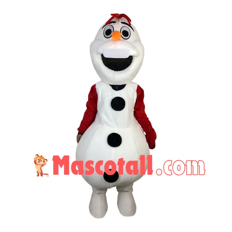 Passionate Christmas Snowman Olaf Mascot Costume