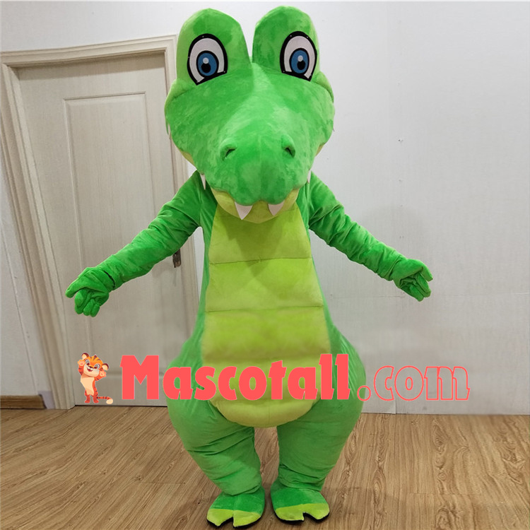Adult Fancy Dinosaur With Sharp Teeth Mascot Costume