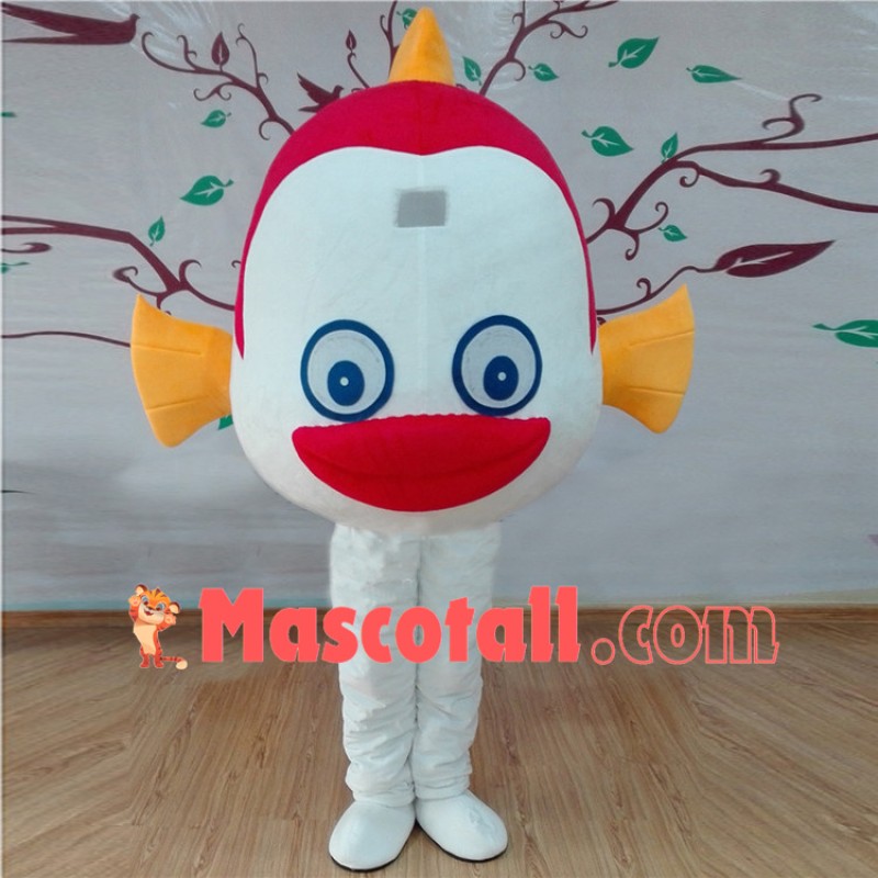 Adult Funny Red-lipped Sea Fish Mascot Costume