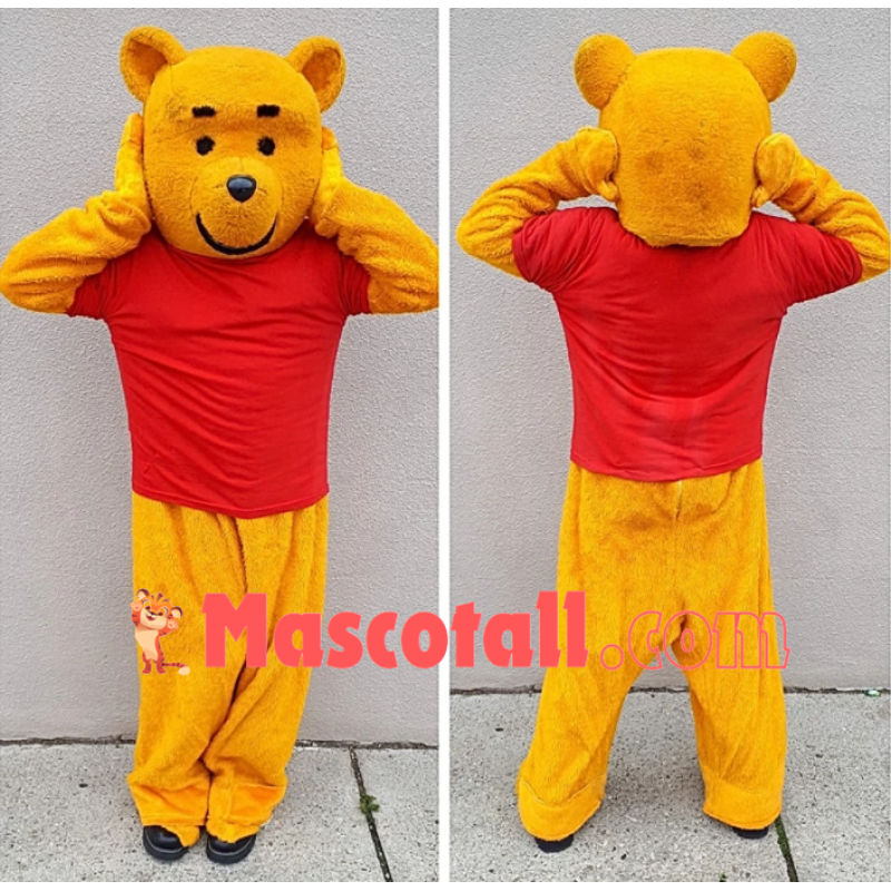Irritating Winnie the Pooh Cartoon Mascot Costume