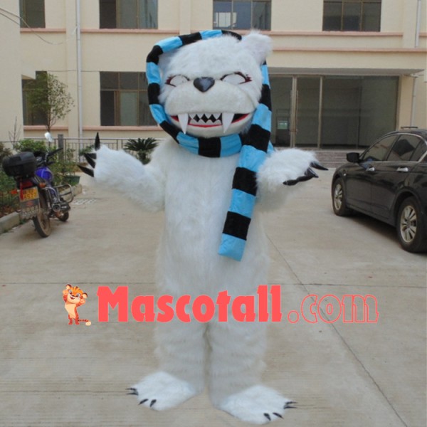 Horrible Long-haired Violent Bear Mascot Costume