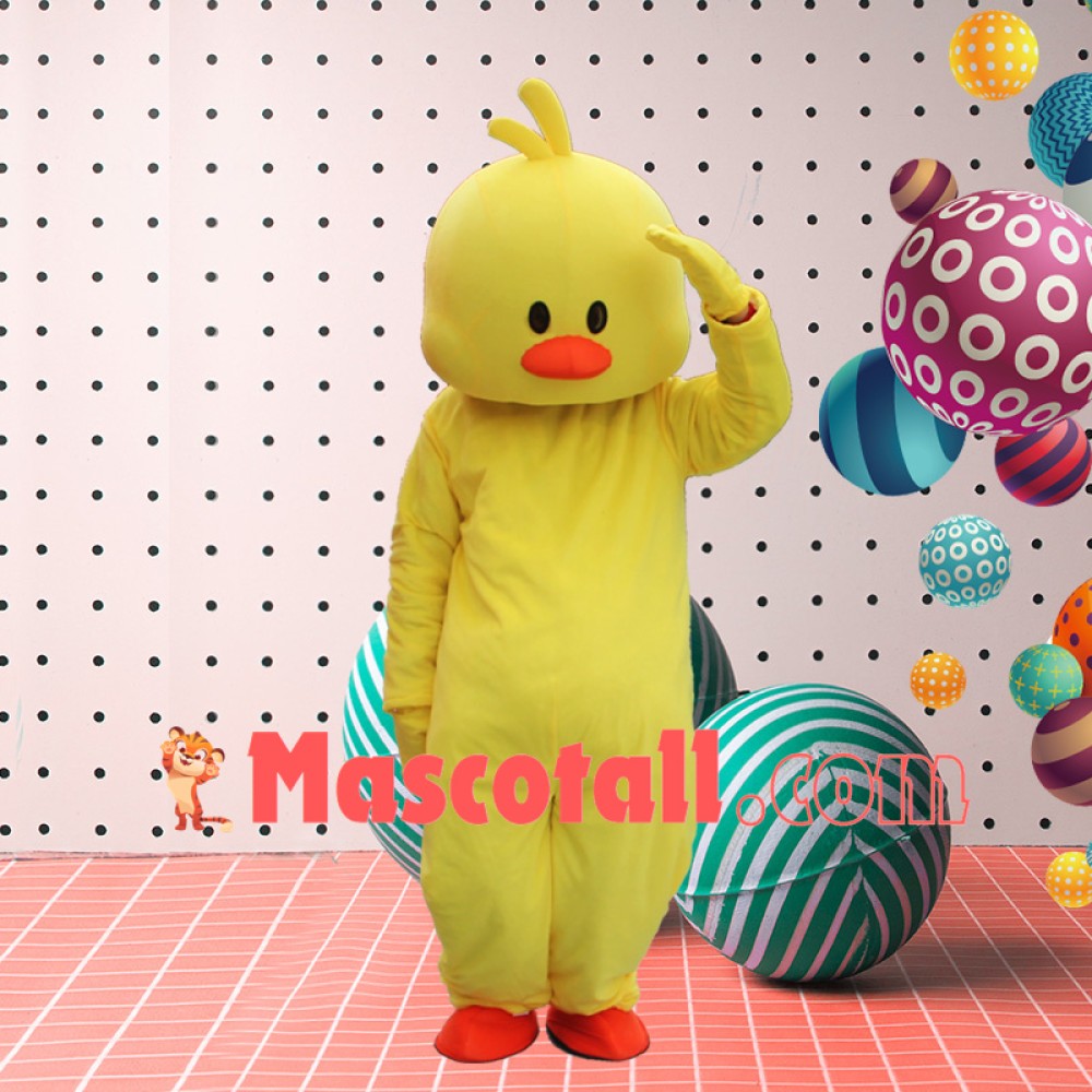 Colored Little Duck Mascot Fashion Cartoon Costume