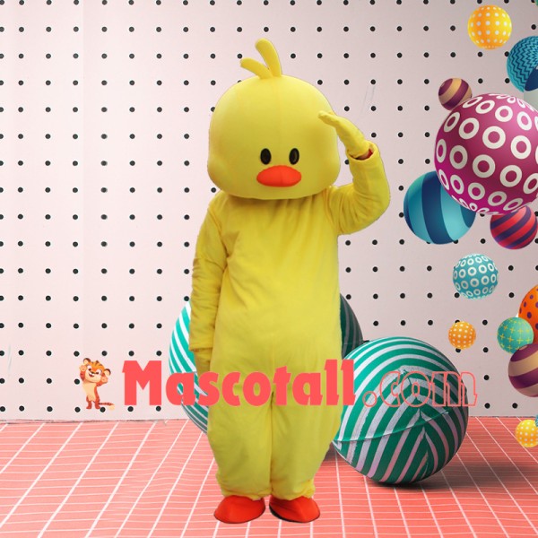 Colored Little Duck Mascot Fashion Cartoon Costume