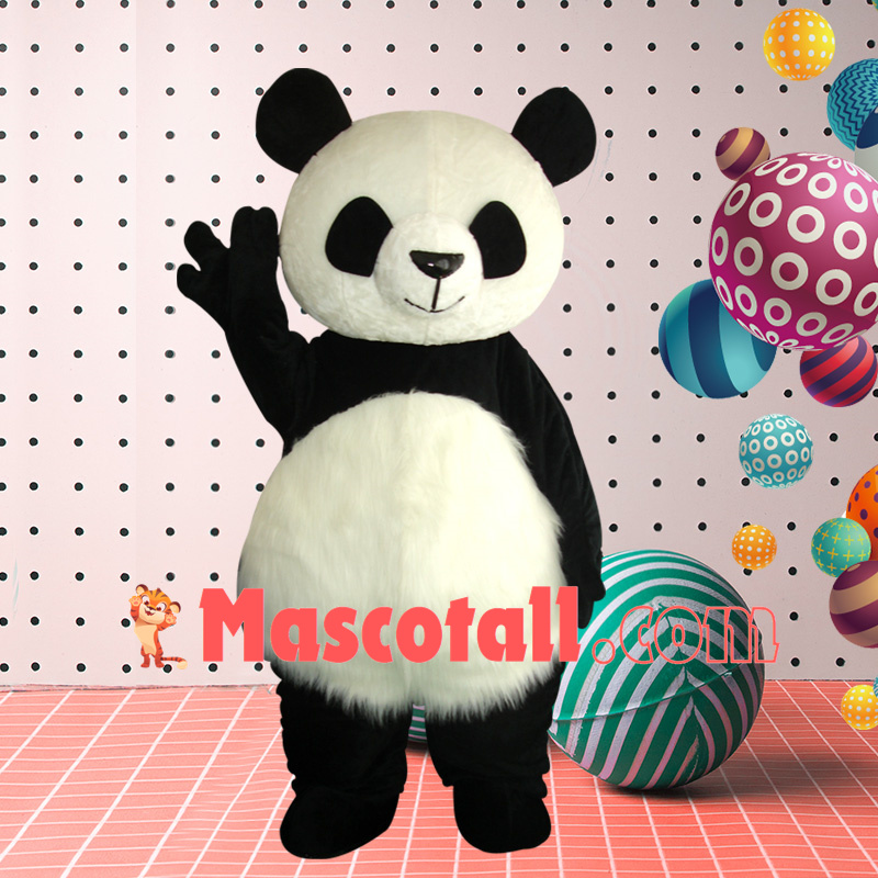Soft Lightweight Adult Panda Mascot Costume