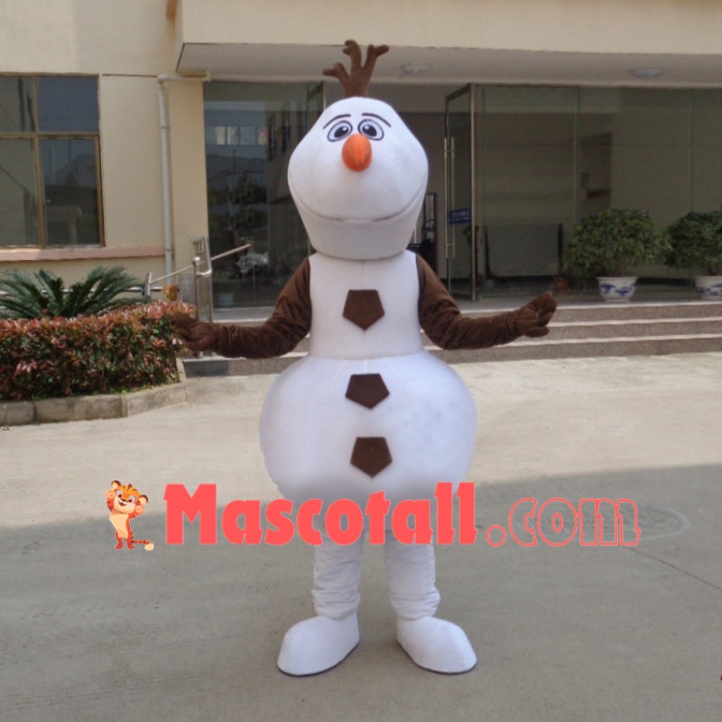 The Optimistic Snowman Olaf Mascot Costume