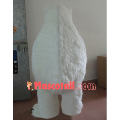 Soft Plush Polar Bear Mascot Adult Costume