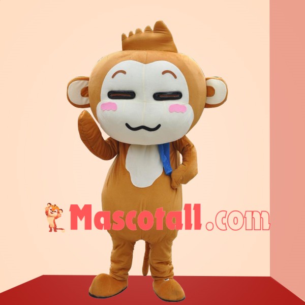 Lovable Cartoon YoCi Monkey Mascot Costume