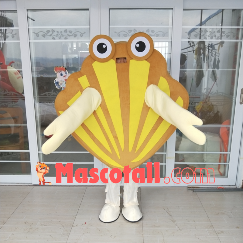 Beautiful Beach Shell Cartoon Mascot Costume