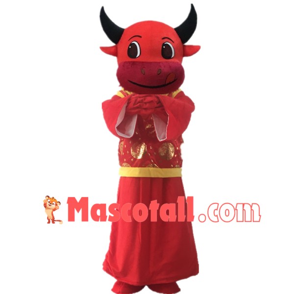 Wealth Cattle of Celebration Mascot Costume