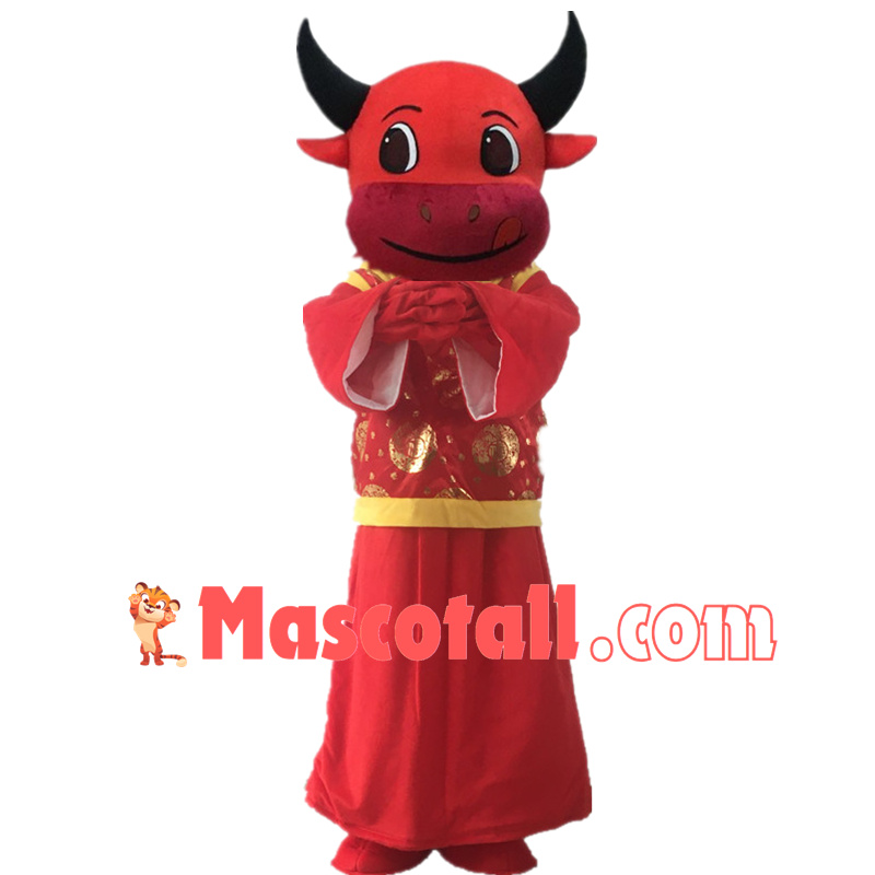 Wealth Cattle of Celebration Mascot Costume