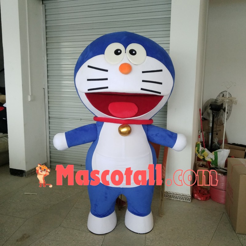 Cartoon Robot Cat Doraemon Mascot Costume