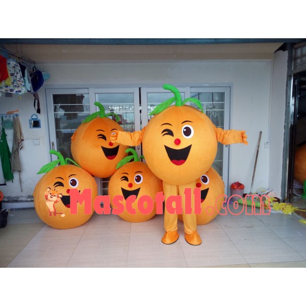 Adult Interesting Cartoon Orange Mascot Costume