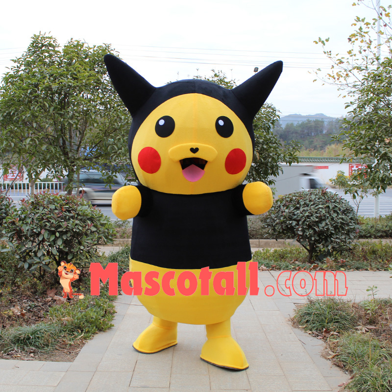 Convivial Pikachu Mascot Costume With Headband