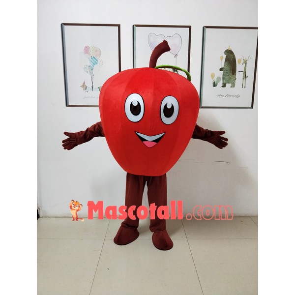 Red Apple of The Exhibition Mascot Costume