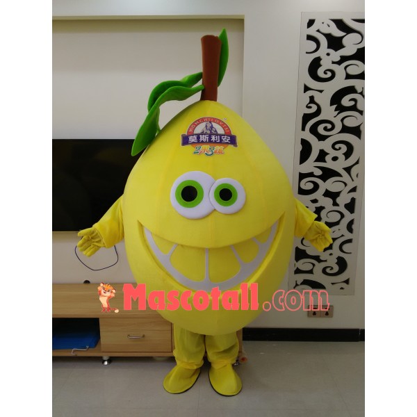 Customized Cartoon Smiley Lemon Mascot Costume