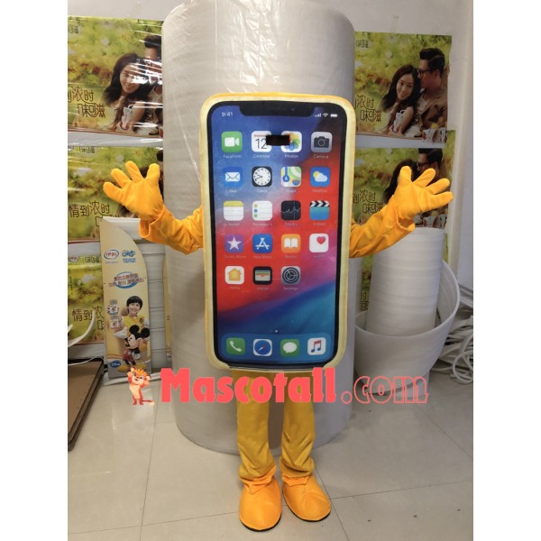 Big Screen Android Phone Cartoon Mascot Costume